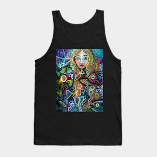 Mermaid and Fish Tank Top